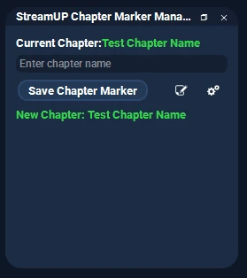 The Chapter Marker Manager dock