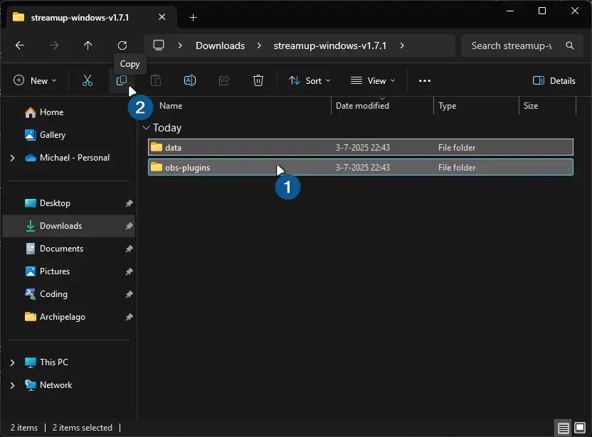 StreamUP Manual Install 3